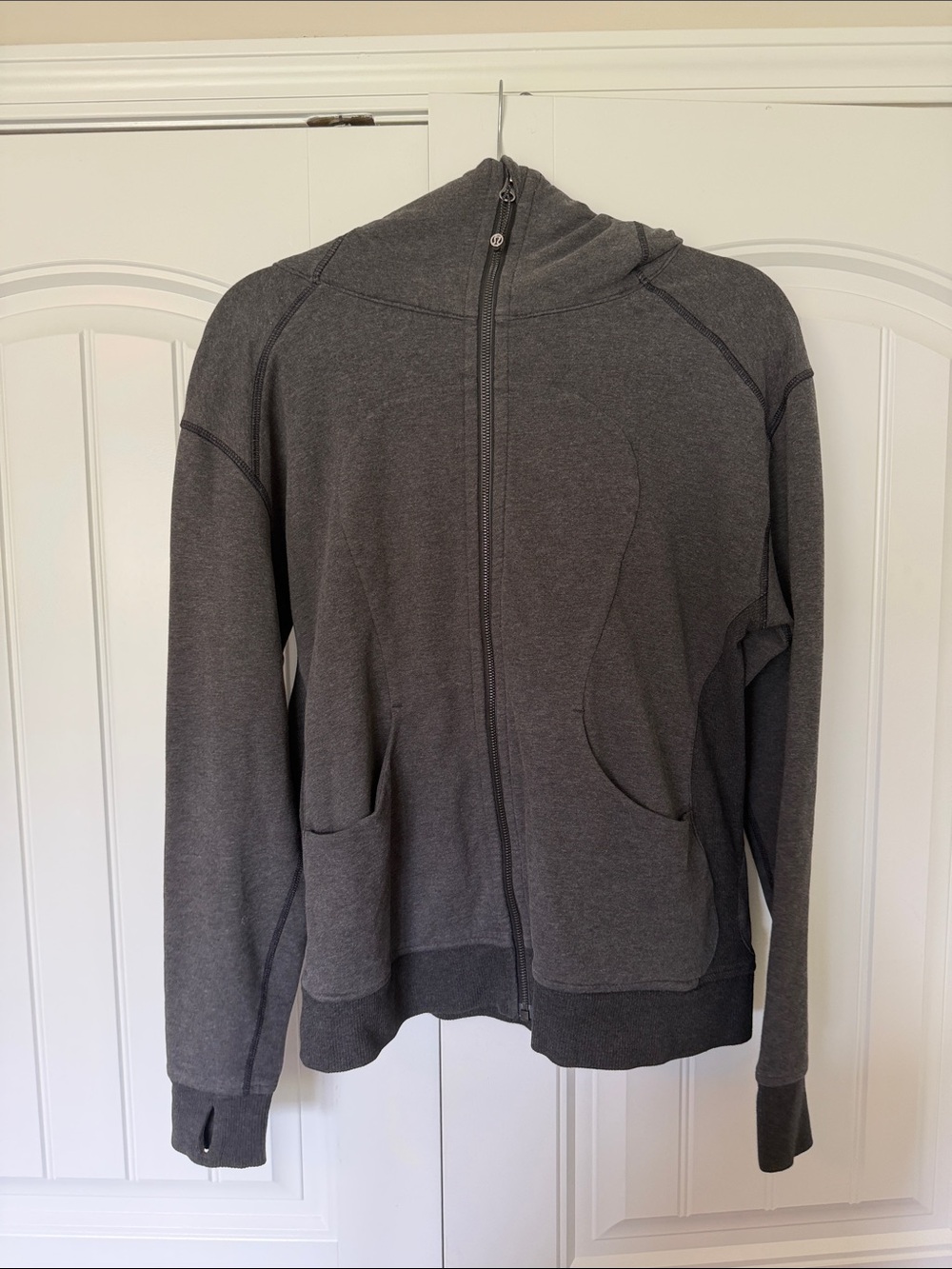 lululemon athletica Women’s Dark Gray Full-Zip Hoodie Jacket